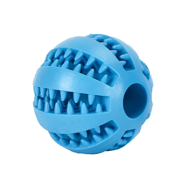 Hollow Rubber Dog Ball - Treat Dispenser Toy