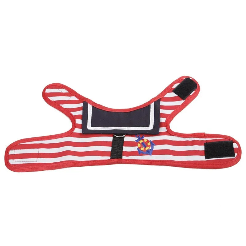 Adjustable Dog Harness - Striped Vest with LED