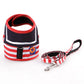 Adjustable Dog Harness - Striped Vest with LED