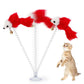Interactive Feather Cat Toy - Bell and Mouse