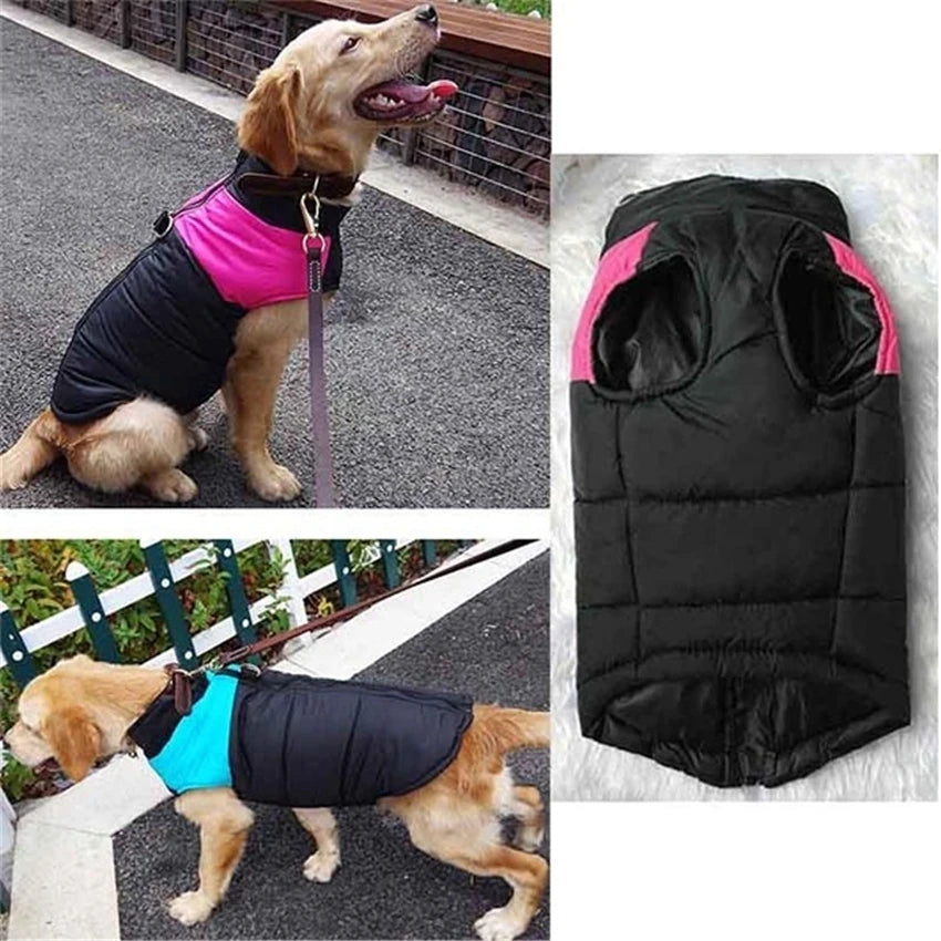 Waterproof Dog Coat - Patchwork Vest Jacket