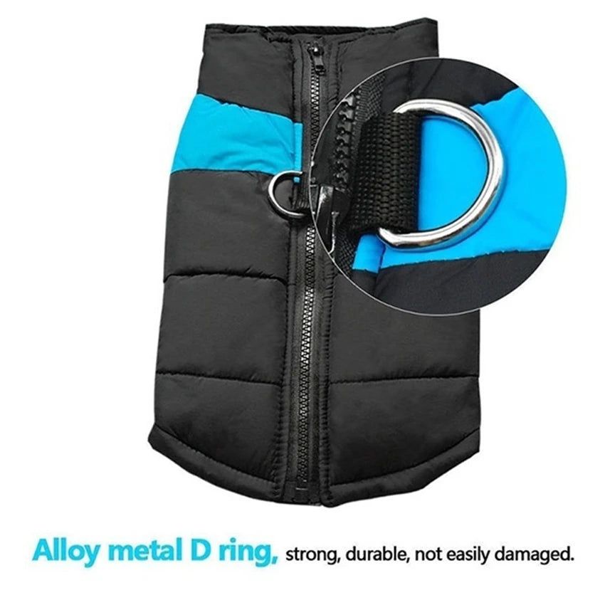 Waterproof Dog Coat - Patchwork Vest Jacket