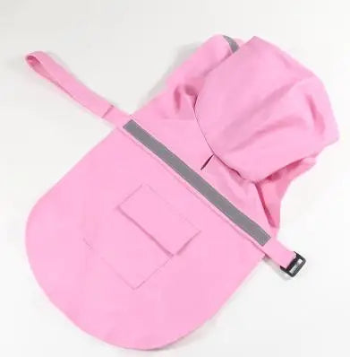 Reflective Waterproof Dog Raincoat - Safety Zipper