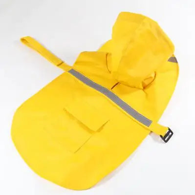Reflective Waterproof Dog Raincoat - Safety Zipper