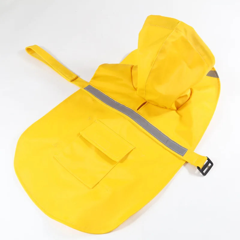 Reflective Waterproof Dog Raincoat - Safety Zipper
