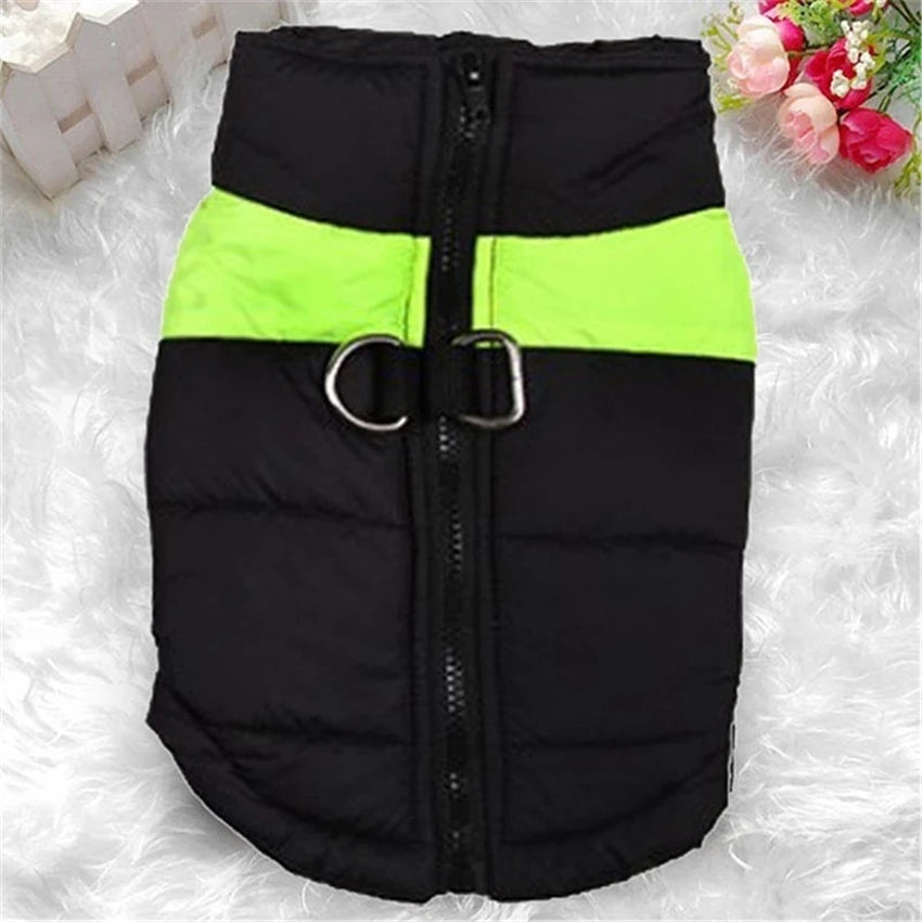 Waterproof Dog Coat - Patchwork Vest Jacket