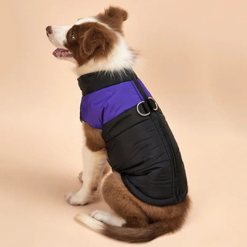 Waterproof Dog Coat - Patchwork Vest Jacket