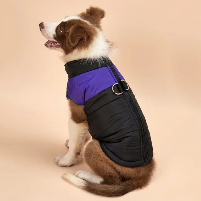 Waterproof Dog Coat - Patchwork Vest Jacket