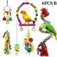 13pcs Bird Toys Chewable Parrot Bird