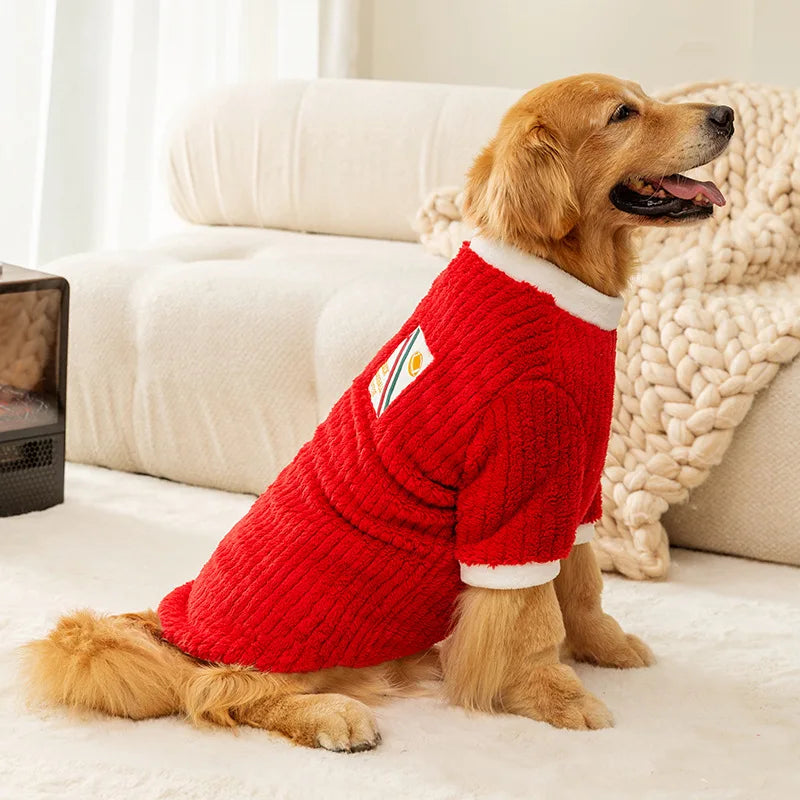 Large Dog Winter Fleece Coat - Trendy Fashion