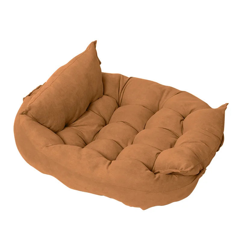 3-in-1 Convertible Dog Bed - Breathable Cotton