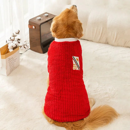 Large Dog Winter Fleece Coat - Trendy Fashion