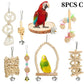 13pcs Bird Toys Chewable Parrot Bird