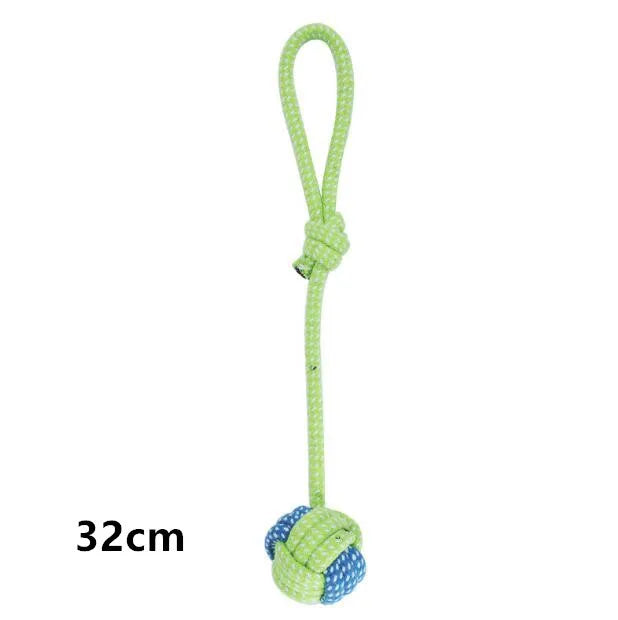 Rope Ball Pull Toy - Interactive Dog Play