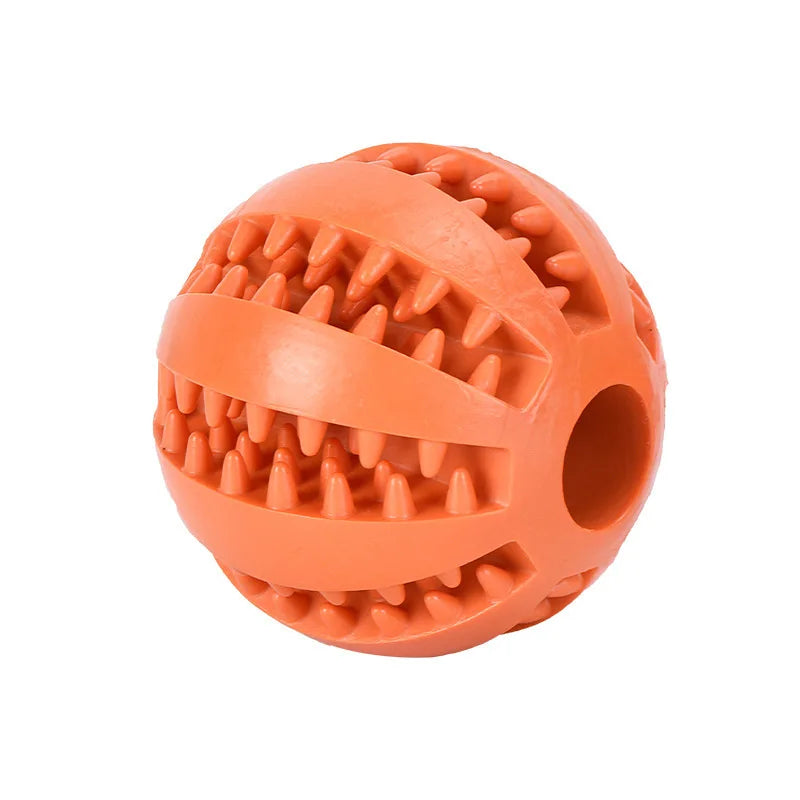 Hollow Rubber Dog Ball - Treat Dispenser Toy