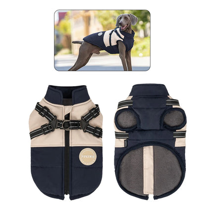 Winter Pet Vest - Semi-Fitted Dog Coat
