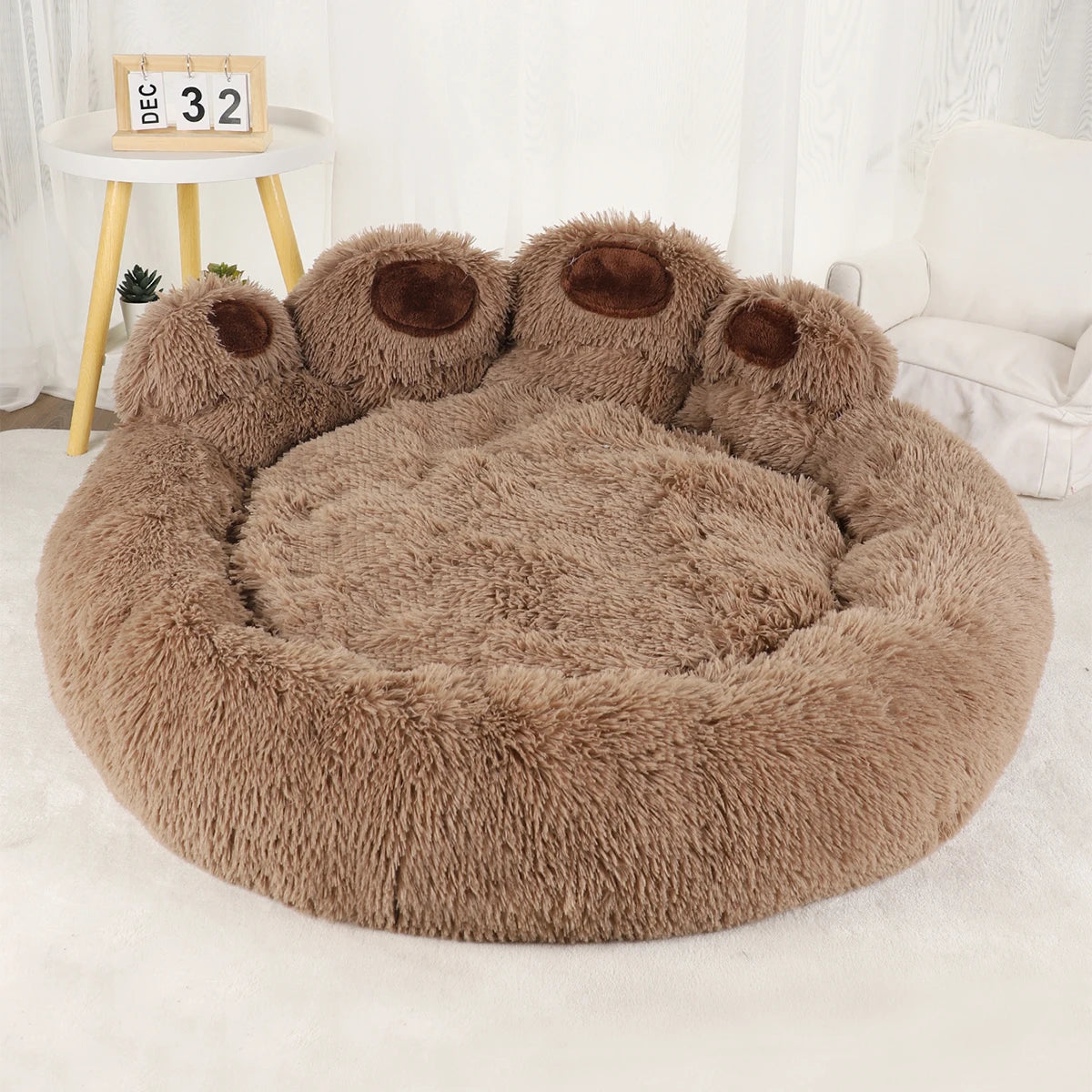 Plush Washable Dog Bed - All Sizes