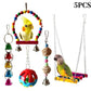 13pcs Bird Toys Chewable Parrot Bird