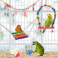 13pcs Bird Toys Chewable Parrot Bird