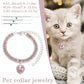Crystal Pendant Pet Collar