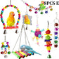 13pcs Bird Toys Chewable Parrot Bird