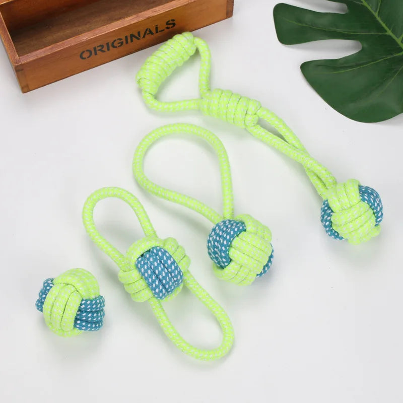 Rope Ball Pull Toy - Interactive Dog Play