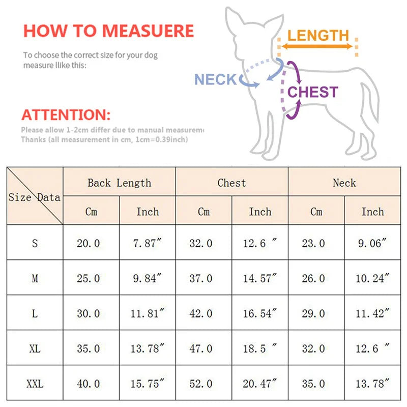 Pet Sweater - Small Dogs S to XXL