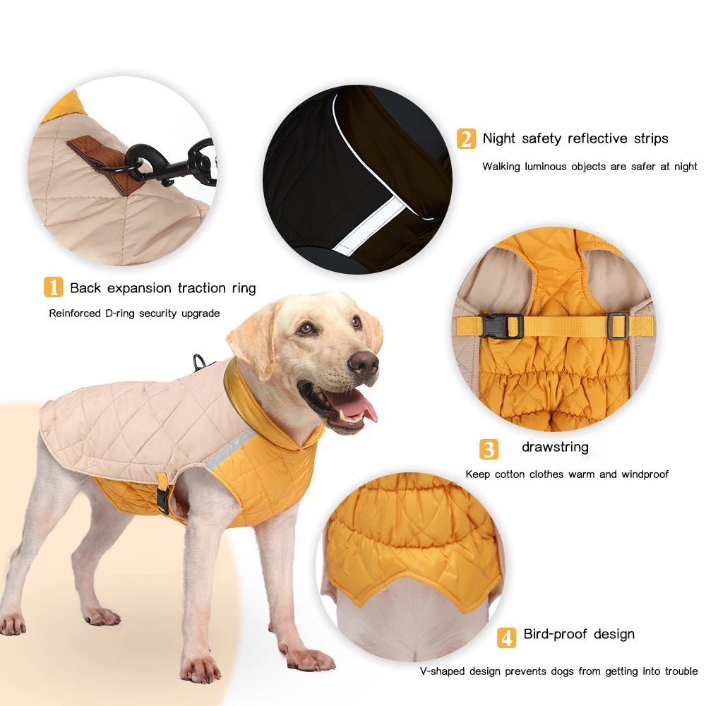 Waterproof Dog Vest - PP Cotton Blend