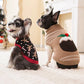 Christmas Dog Sweater - Small Breeds with Leash Hole