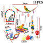 13pcs Bird Toys Chewable Parrot Bird