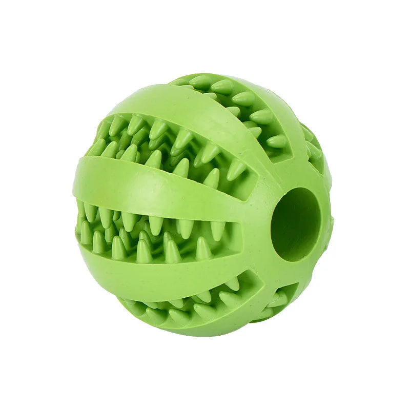 Hollow Rubber Dog Ball - Treat Dispenser Toy